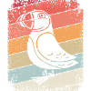 Puffin Papageitaucher Papageientaucher Retro