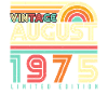 1975 Im August Geschenkidee