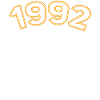 Année 1992 Jaune Simple