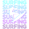 Surfen Surfer Surf Retro