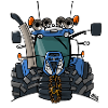 0397 blue tractor
