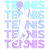 Tennis Player Retro