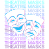 Theatre Masks Retro