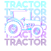 Tractor Farmer Agriculture Retro