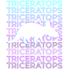 Triceratops Dinosaur Dino Retro