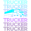 Trucker Lkw-Fahrer Retro