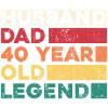 T-shirt Legend Dad 40 ans