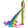 spargel, regenbogen,kotzender spargel, bunt
