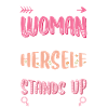 Strong women stand up.