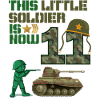 This little soldier is now 11 Army Tank 11.