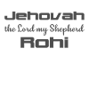 Kristillinen muotoilu Jehova Rohi Psalmi 23