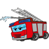 Drôle de camion de pompiers