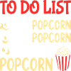 Å gjøreliste Spis Popcorn Spis Popcorn Kjøp Popcorn
