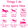 Horse lovers (pink)