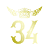34 Zahl Krone