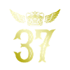 37 Number crown