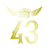 43 Number crown