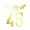 45 Number crown