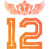 12 Number crown