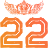 22 Number crown