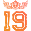 19 Number crown