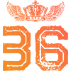 36 Number crown