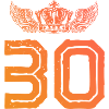 30 Number crown