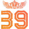 39 Number crown