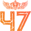 47 Number crown