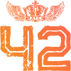 42 Number crown