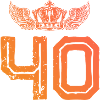 40 Zahl Krone