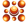 Retro Ball Pattern Mid-Century