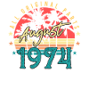 Août 1974 Alles Original