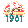 August 1981 Birthday greeting