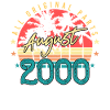 Mois de naissance Août 2000