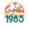 August 1983 Birthday greeting