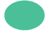 Ovale vert Conception simple