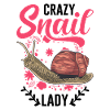 Crazy Snail lady Snails Fille