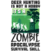 Buck Deer Hunting Hunter Zombie