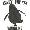 Pinguin Waddling