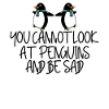 Traurige Pinguine