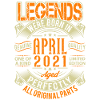 2021 April Birthday Legend