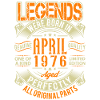1976 April Birthday Legend