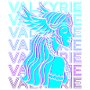 Valkyrie Viking Retro
