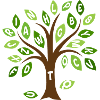Alphabet leaf tree