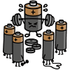 Battery Deadlifts Gym Powerlifting Bodybuilding