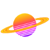 Synthwave Saturn