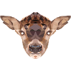 Polygon Deer Head
