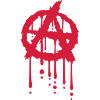 Anarchy blood drop icon