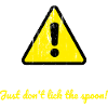 Chemistry cooking spoon lick danger